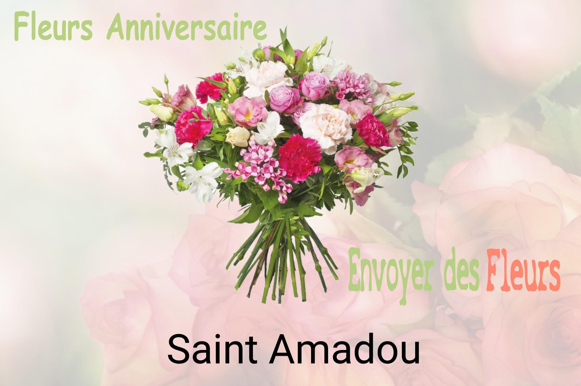 Bouquet de fleurs d’anniversaire livré à Saint-Amadou