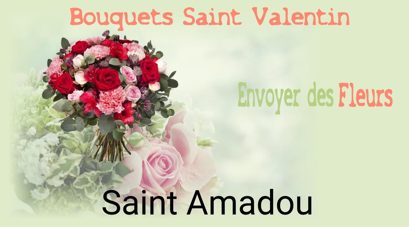 Roses de Saint-Valentin livrées à Saint-Amadou